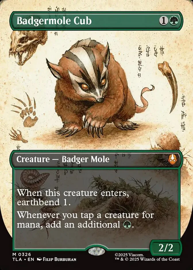 Badgermole Cub (Avatar: The Last Airbender) - Magic: The Gathering in TCG Land México