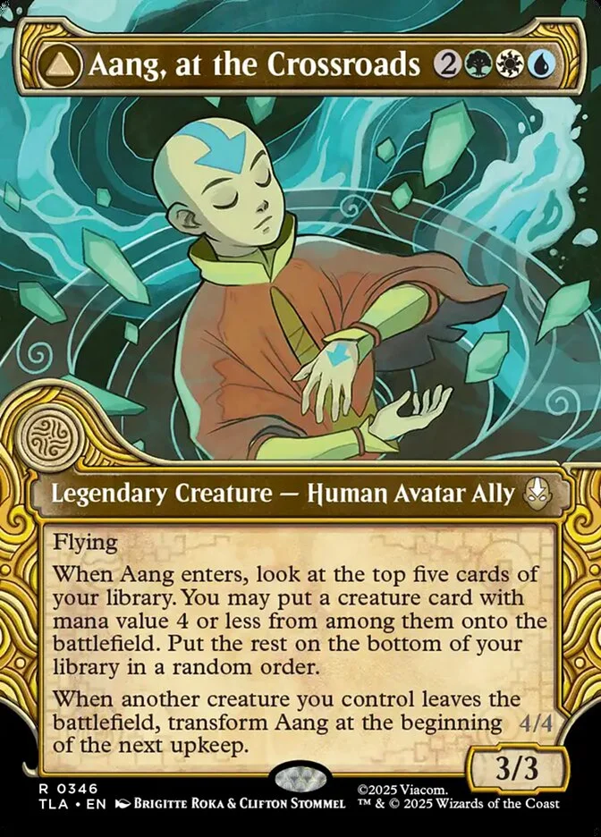 Aang, at the Crossroads (Avatar: The Last Airbender) - Magic: The Gathering in TCG Land México