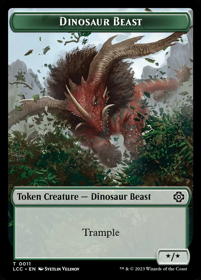 Dinosaur Beast (The Lost Caverns of Ixalan Commander Tokens) - Magic: The Gathering in TCG Land