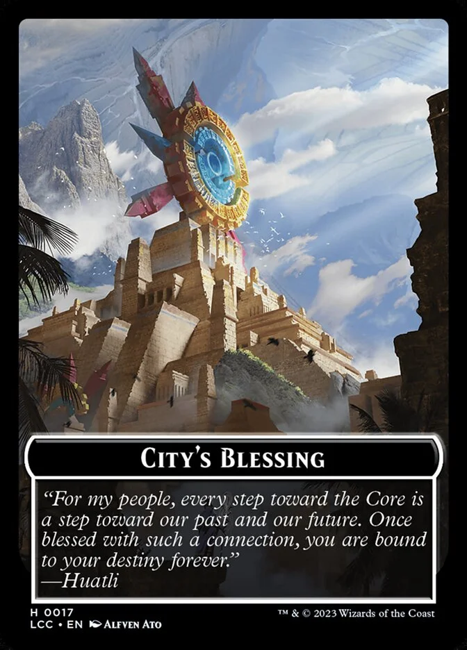 City's Blessing (The Lost Caverns of Ixalan Commander Tokens) - Magic: The Gathering in TCG Land México