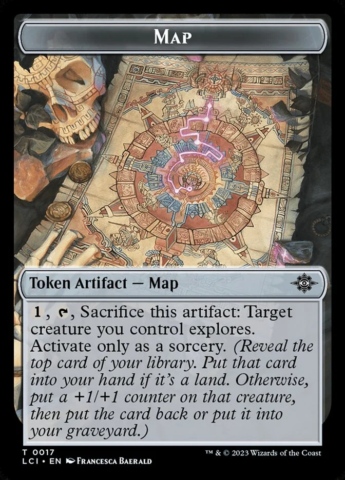 Map (The Lost Caverns of Ixalan Tokens) - Magic: The Gathering in TCG Land
