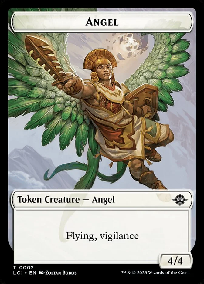 Angel (The Lost Caverns of Ixalan Tokens) - Magic: The Gathering in TCG Land México