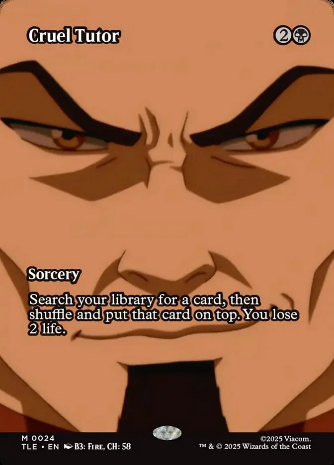 Cruel Tutor (Avatar: The Last Airbender Eternal) - Magic: The Gathering in TCG Land México