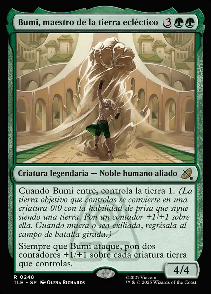 Bumi, maestro de la tierra ecléctico (Avatar: The Last Airbender Eternal) - Magic: The Gathering in TCG Land México