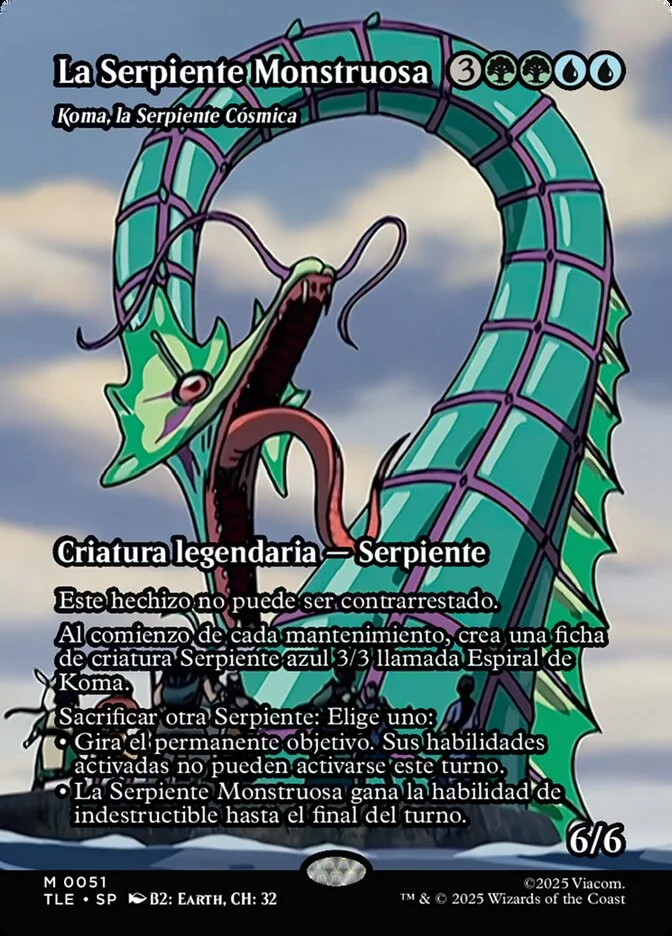 Koma, la Serpiente Cósmica (Avatar: The Last Airbender Eternal) - Magic: The Gathering in TCG Land México