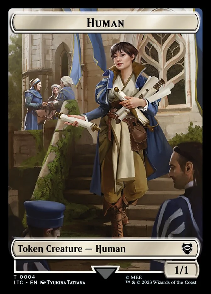 Human (Tales of Middle-earth Commander Tokens) - Magic: The Gathering in TCG Land México
