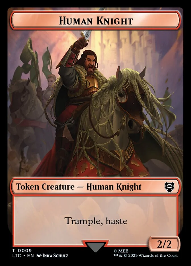 Human Knight (Tales of Middle-earth Commander Tokens) - Magic: The Gathering in TCG Land México