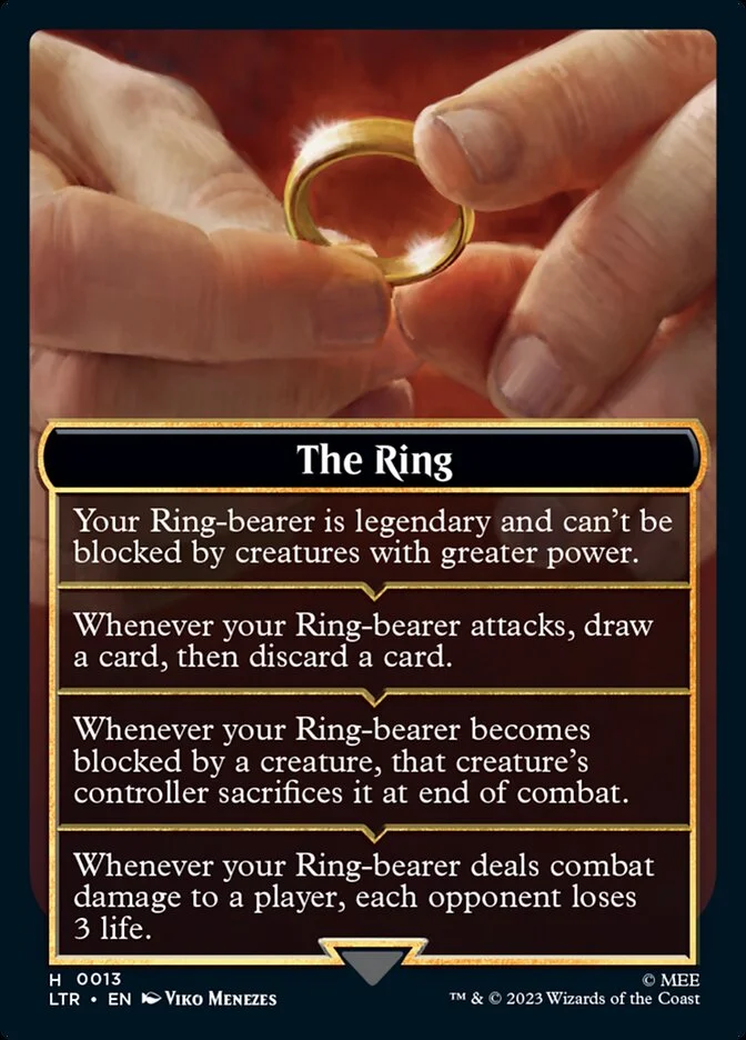 The Ring (Tales of Middle-earth Tokens) - Magic: The Gathering in TCG Land