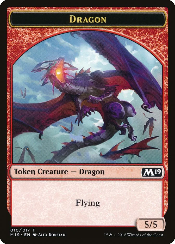 Dragon (Core Set 2019 Tokens) - Magic: The Gathering in TCG Land
