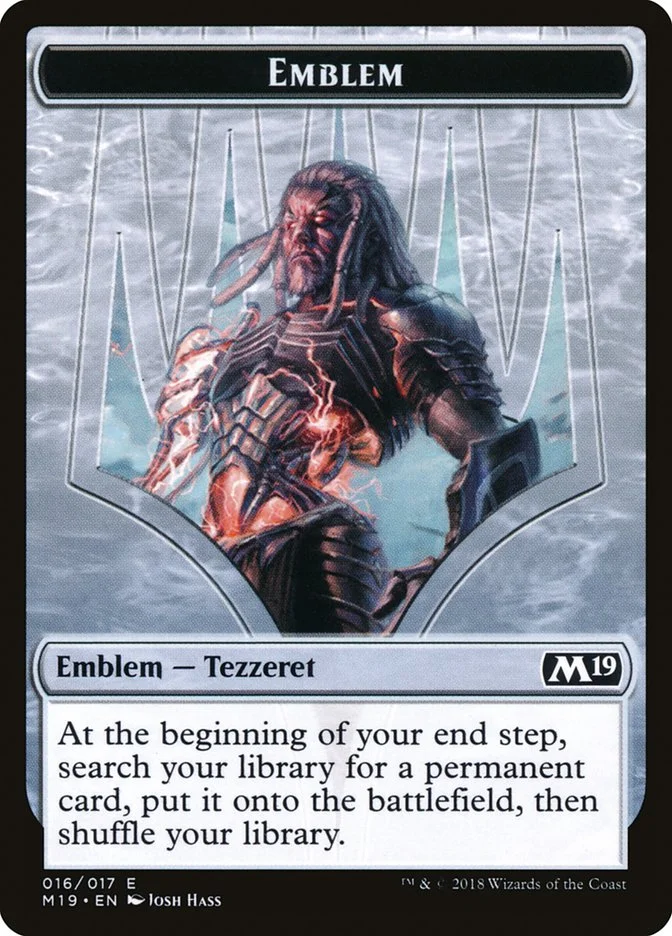 Tezzeret, Artifice Master Emblem (Core Set 2019 Tokens) - Magic: The Gathering in TCG Land México