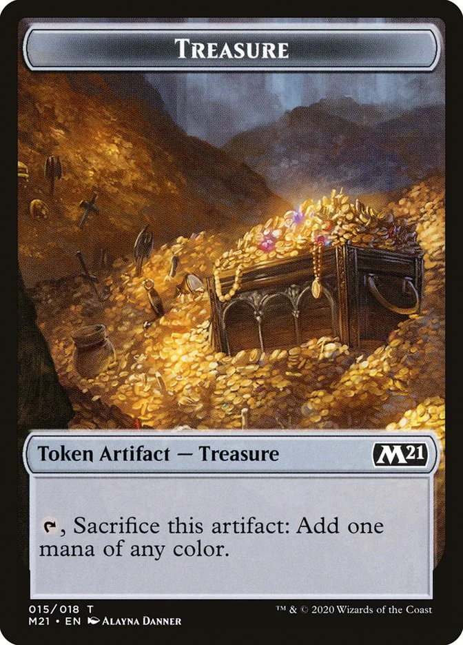 Treasure (Core Set 2021 Tokens) - Magic: The Gathering in TCG Land