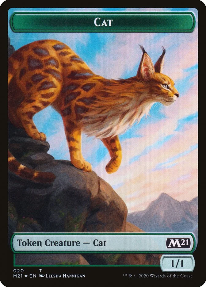 Cat (Core Set 2021 Tokens) - Magic: The Gathering in TCG Land México