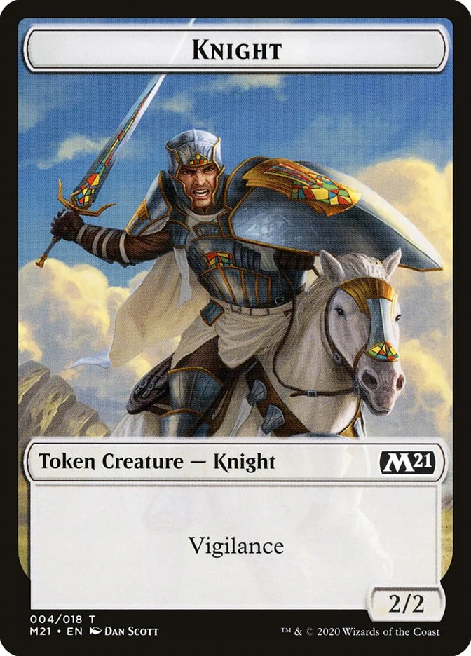 Knight (Core Set 2021 Tokens) - Magic: The Gathering in TCG Land México