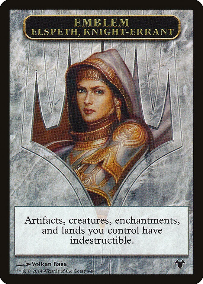 Elspeth, Knight-Errant Emblem (Modern Event Deck 2014 Tokens) - Magic: The Gathering in TCG Land