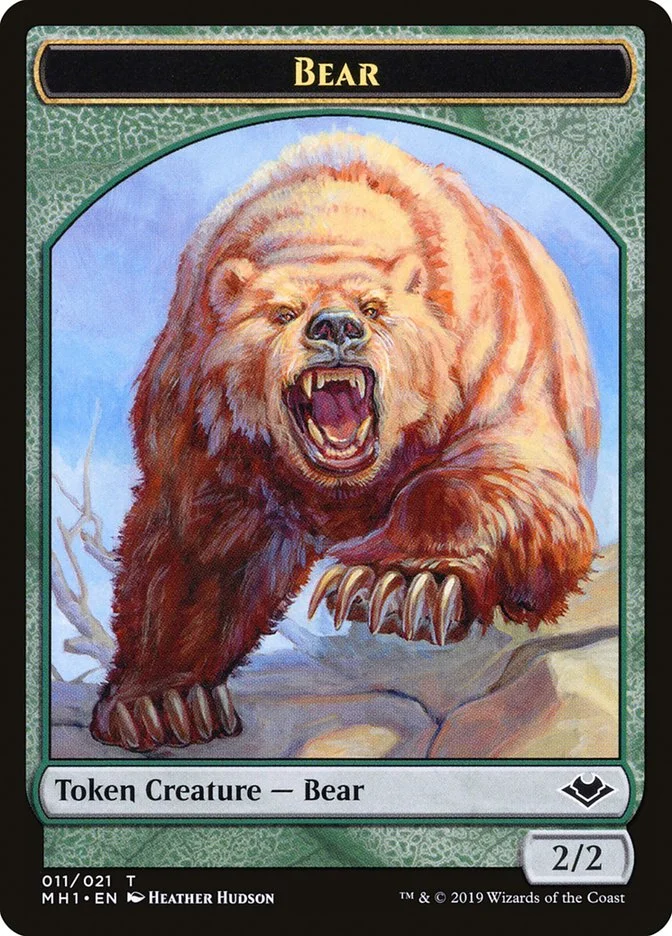 Bear (Modern Horizons Tokens) - Magic: The Gathering in TCG Land