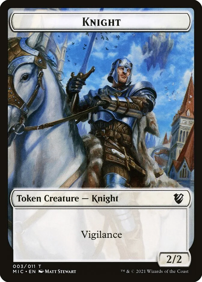 Knight (Midnight Hunt Commander Tokens) - Magic: The Gathering in TCG Land