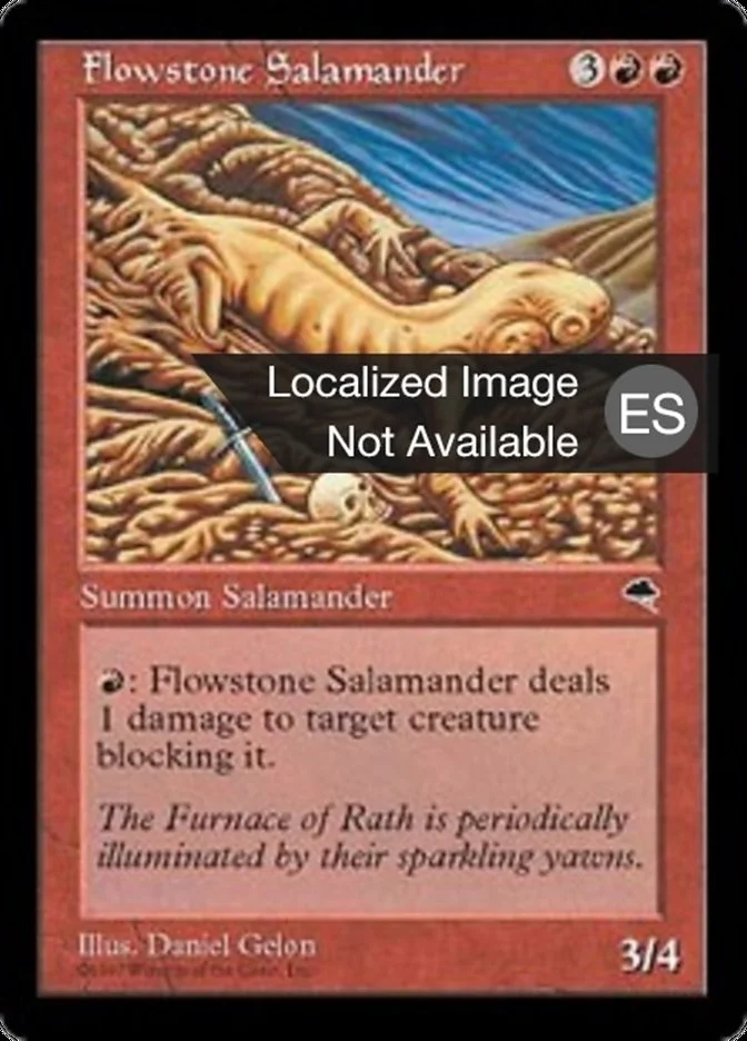 Salamandra de piedra variable (Tempest) - Magic: The Gathering in TCG Land