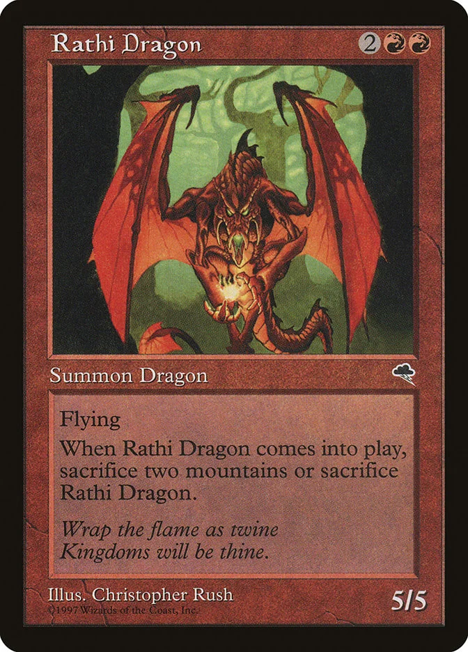 Rathi Dragon (Tempest) - Magic: The Gathering in TCG Land