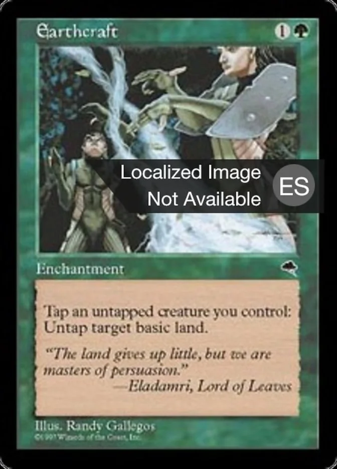 El arte de la tierra (Tempest) - Magic: The Gathering in TCG Land
