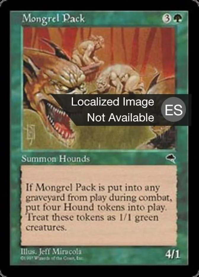 Jauría de mestizos (Tempest) - Magic: The Gathering in TCG Land