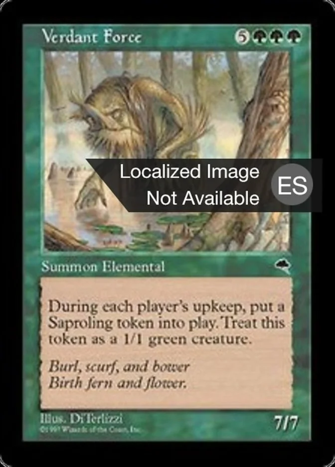 Fuerza verde (Tempest) - Magic: The Gathering in TCG Land México