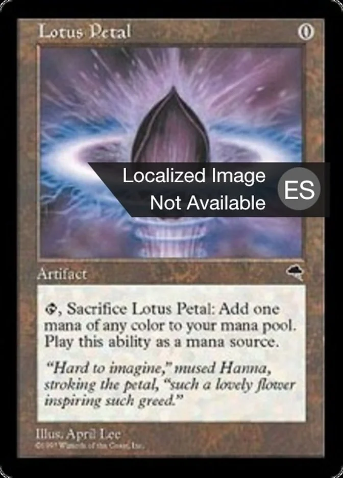 Pétalo de loto (Tempest) - Magic: The Gathering in TCG Land