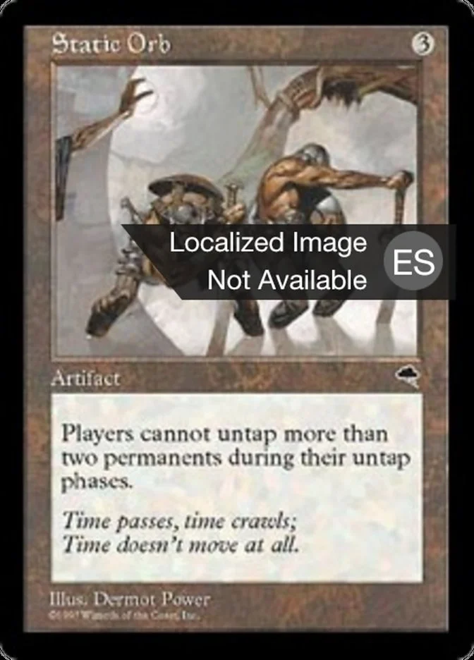 Esfera estática (Tempest) - Magic: The Gathering in TCG Land