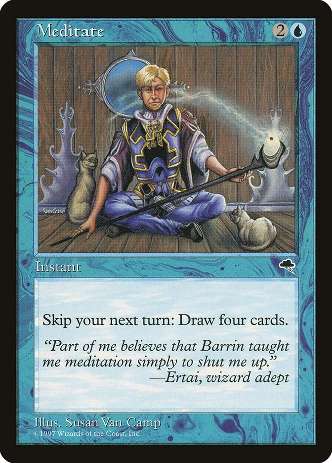 Meditate (Tempest) - Magic: The Gathering in TCG Land