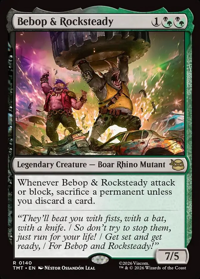 Bebop & Rocksteady (Teenage Mutant Ninja Turtles) - Magic: The Gathering in TCG Land México