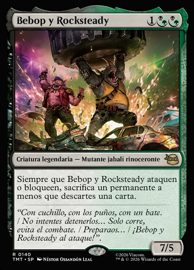 Bebop y Rocksteady (Teenage Mutant Ninja Turtles) - Magic: The Gathering in TCG Land México