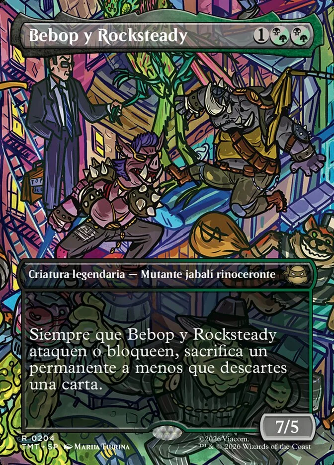 Bebop y Rocksteady (Teenage Mutant Ninja Turtles) - Magic: The Gathering in TCG Land México