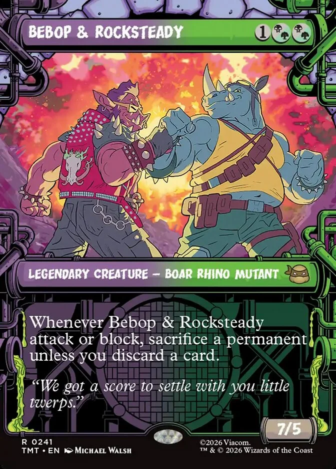 Bebop & Rocksteady (Teenage Mutant Ninja Turtles) - Magic: The Gathering in TCG Land México