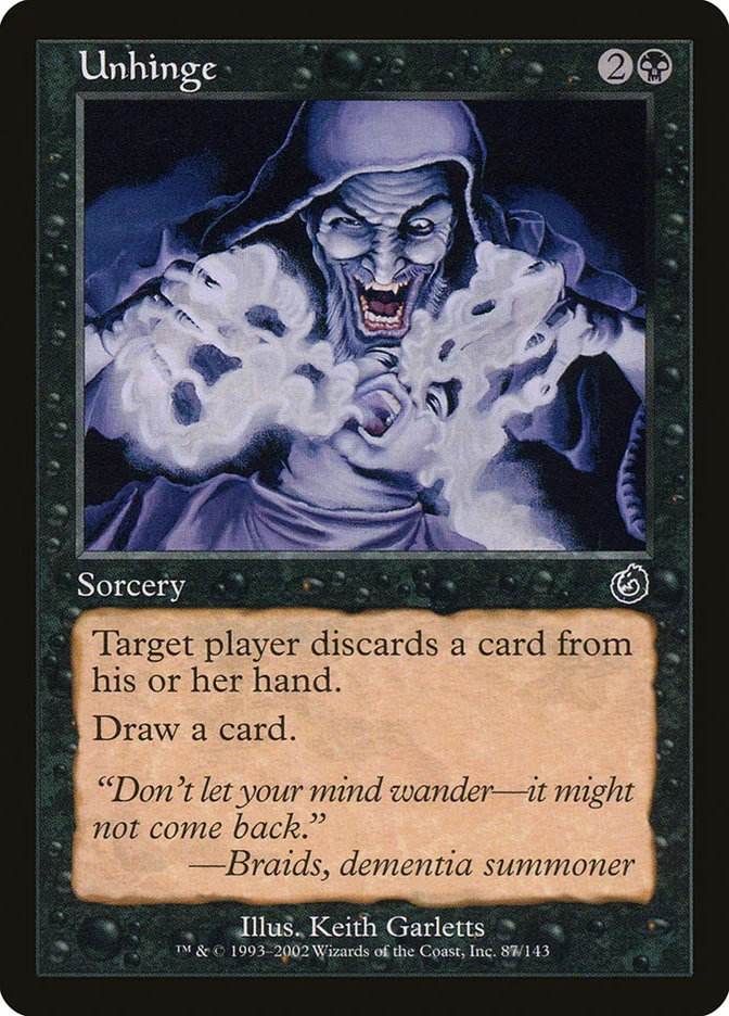 Unhinge (Torment) - Magic: The Gathering in TCG Land