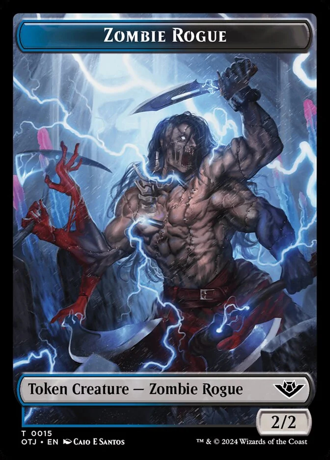 Zombie Rogue (Outlaws of Thunder Junction Tokens) - Magic: The Gathering in TCG Land