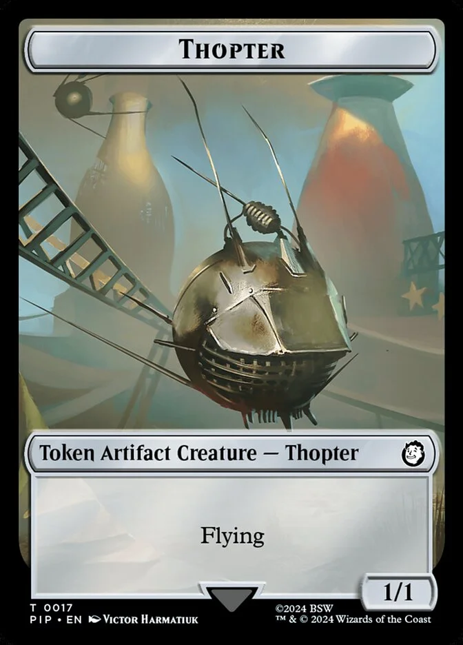 Thopter (Fallout Tokens) - Magic: The Gathering in TCG Land México