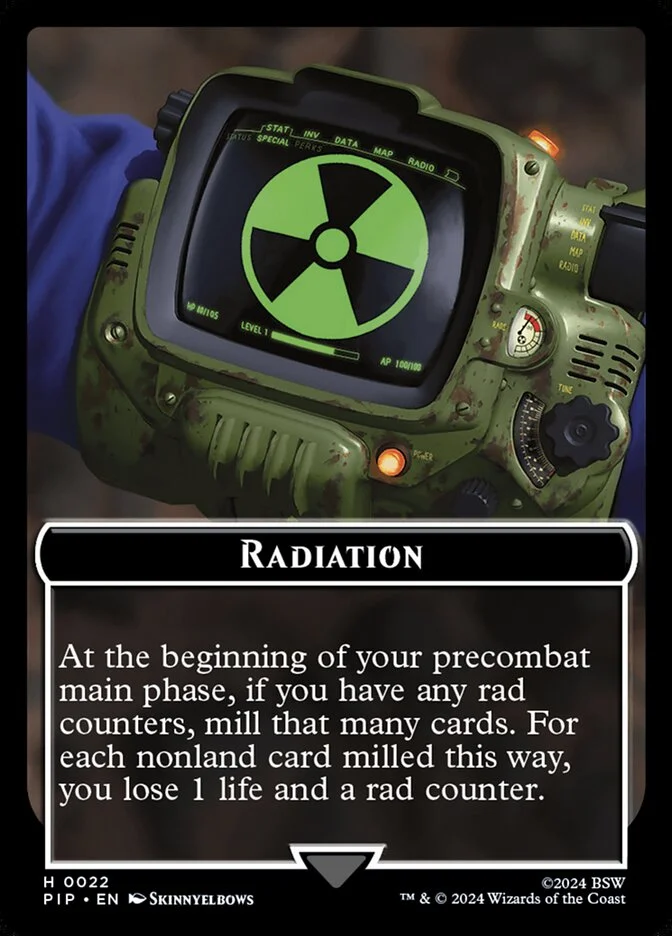 Radiation (Fallout Tokens) - Magic: The Gathering in TCG Land México