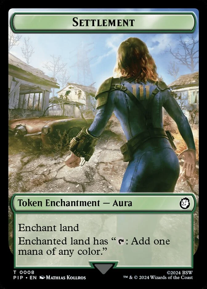 Settlement (Fallout Tokens) - Magic: The Gathering in TCG Land