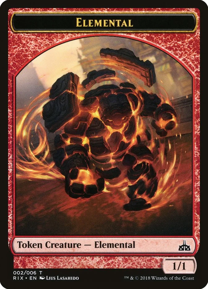 Elemental (Rivals of Ixalan Tokens) - Magic: The Gathering in TCG Land México