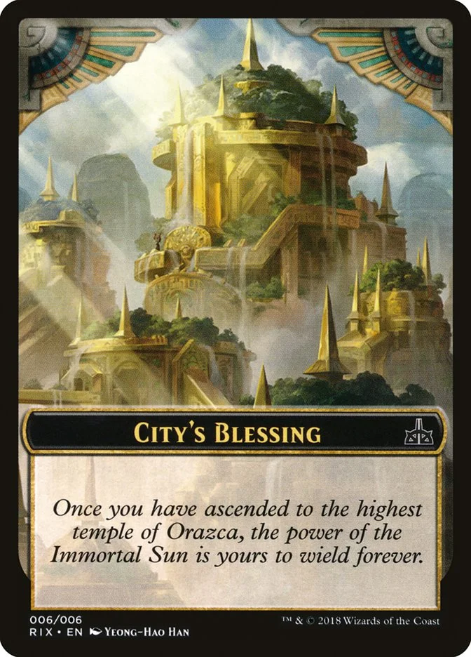 City's Blessing (Rivals of Ixalan Tokens) - Magic: The Gathering in TCG Land