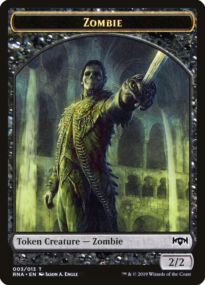 Zombie (Ravnica Allegiance Tokens) - Magic: The Gathering in TCG Land