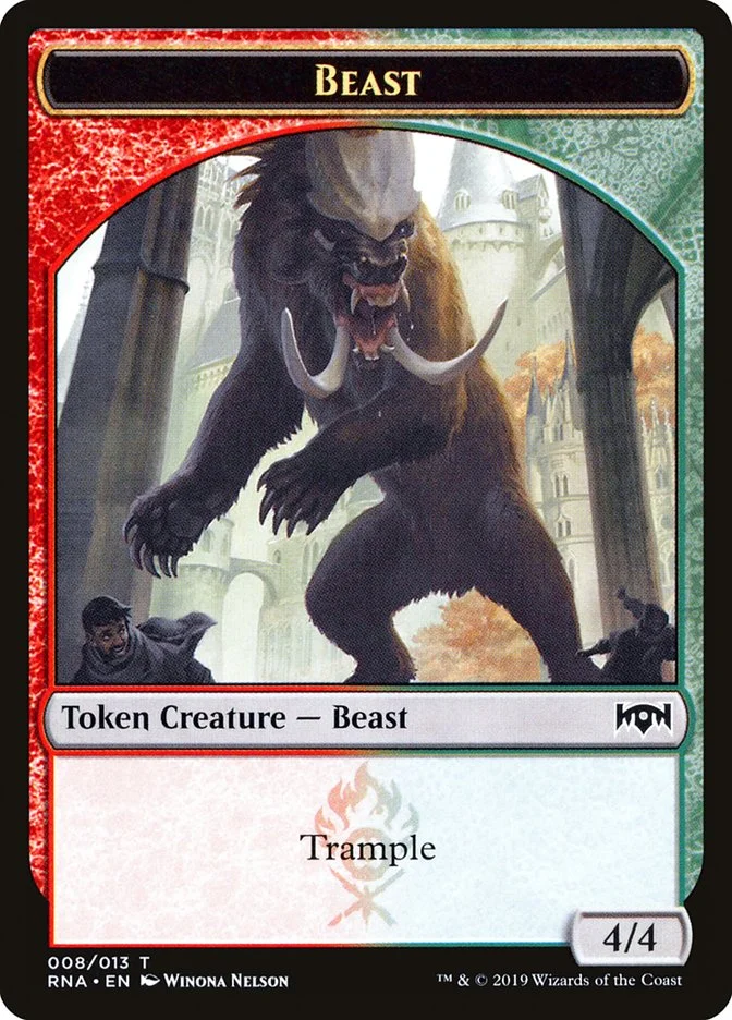 Beast (Ravnica Allegiance Tokens) - Magic: The Gathering in TCG Land México