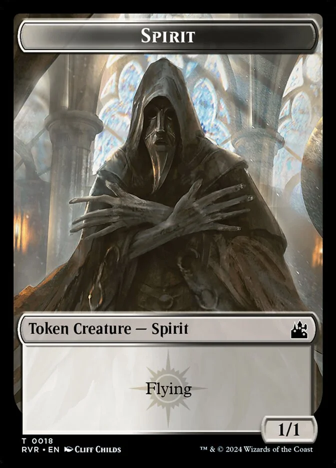 Spirit (Ravnica Remastered Tokens) - Magic: The Gathering in TCG Land