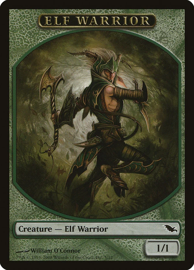 Elf Warrior (Shadowmoor Tokens) - Magic: The Gathering in TCG Land