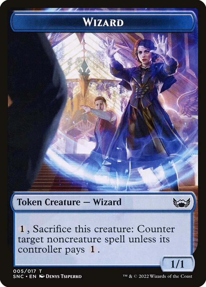 Wizard (Streets of New Capenna Tokens) - Magic: The Gathering in TCG Land México