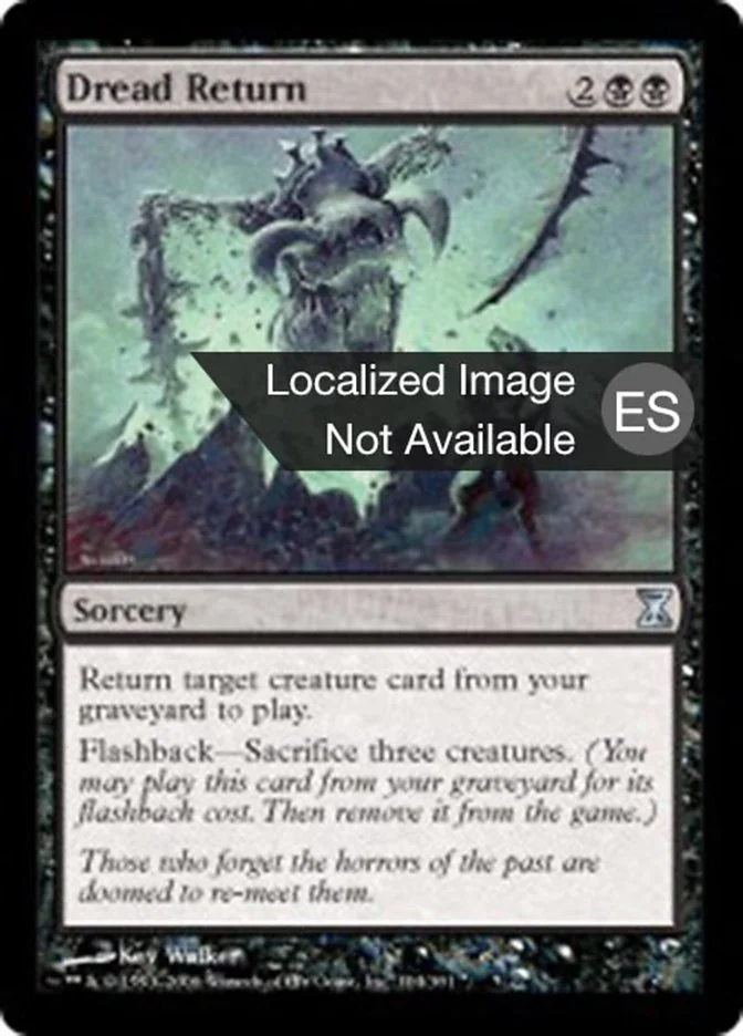 Regreso pavoroso (Time Spiral) - Magic: The Gathering in TCG Land