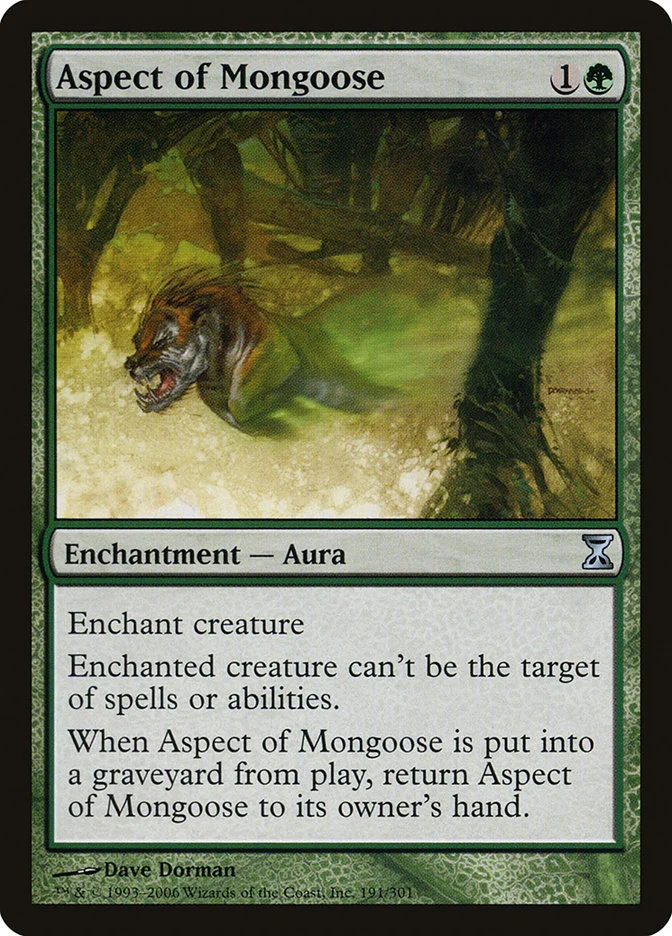Aspect of Mongoose (Time Spiral) - Magic: The Gathering in TCG Land