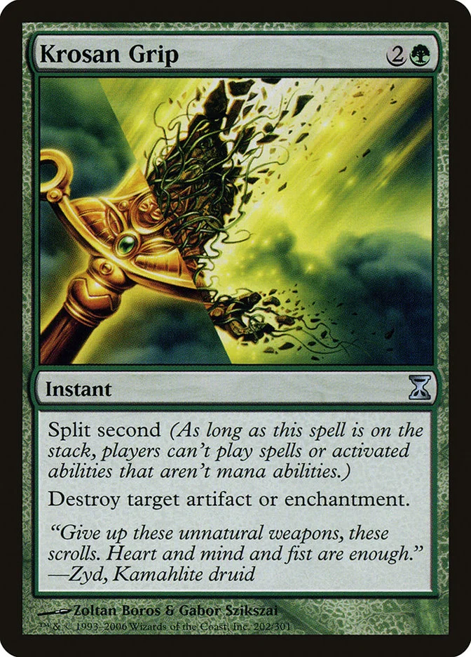 Krosan Grip (Time Spiral) - Magic: The Gathering in TCG Land