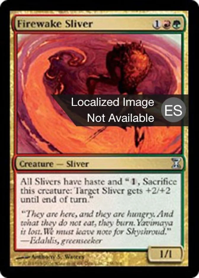 Fragmentado estela de fuego (Time Spiral) - Magic: The Gathering in TCG Land