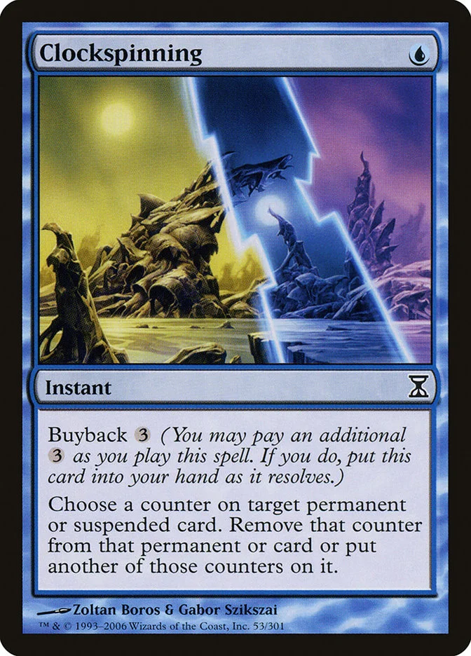 Clockspinning (Time Spiral) - Magic: The Gathering in TCG Land