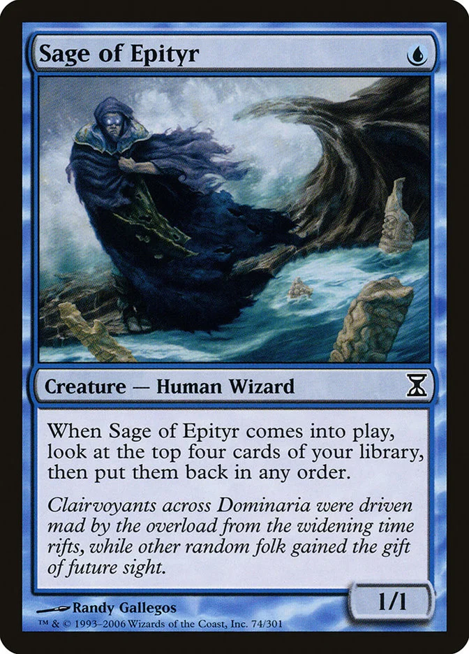 Sage of Epityr (Time Spiral) - Magic: The Gathering in TCG Land